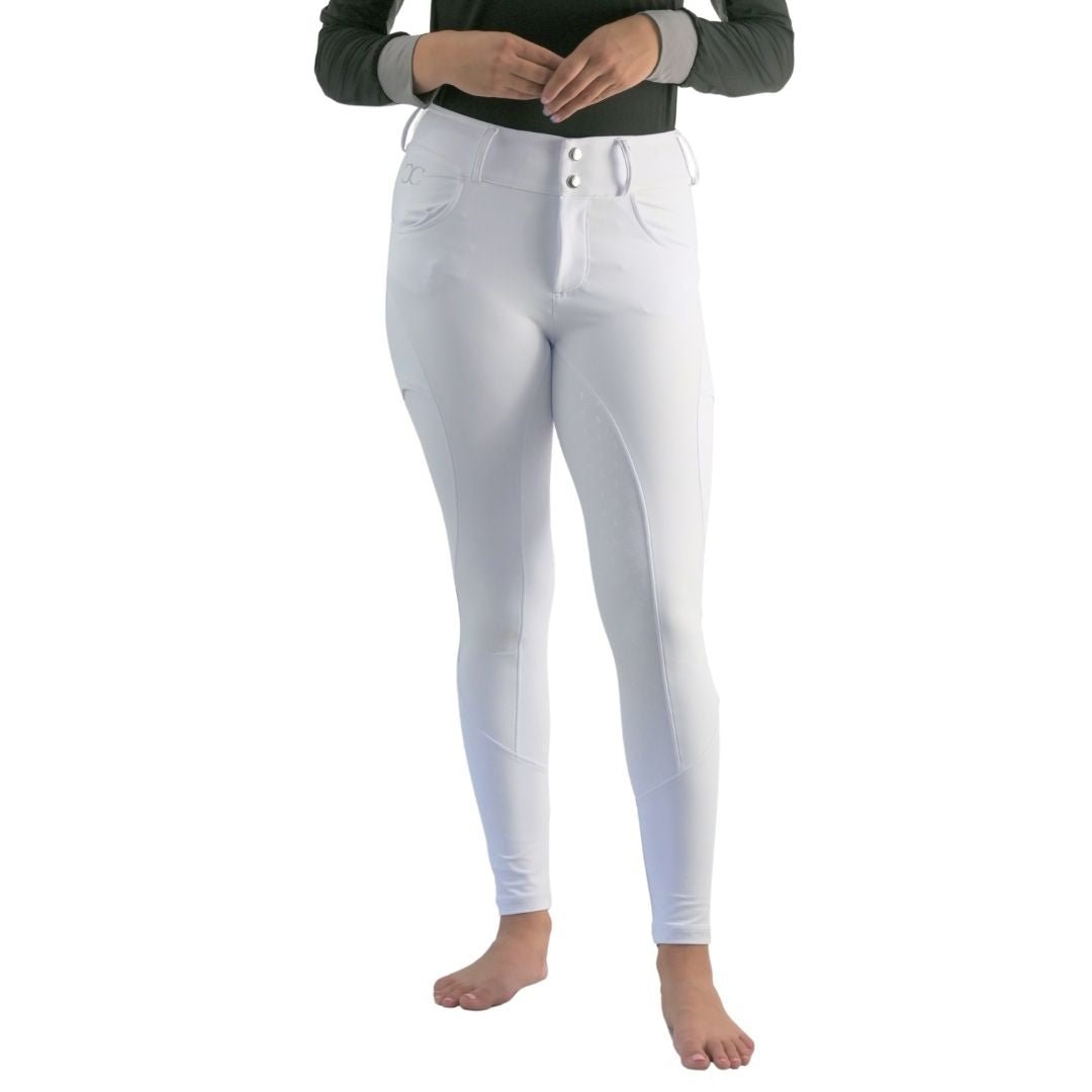 CorrectConnect White Just Right Summer Breeches + Free Bit Belt - CorrectConnect - Equiluxe Tack