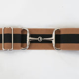 Costello - 2" Silver Snaffle Elastic Belt - Ellany Equestrian - Equiluxe Tack