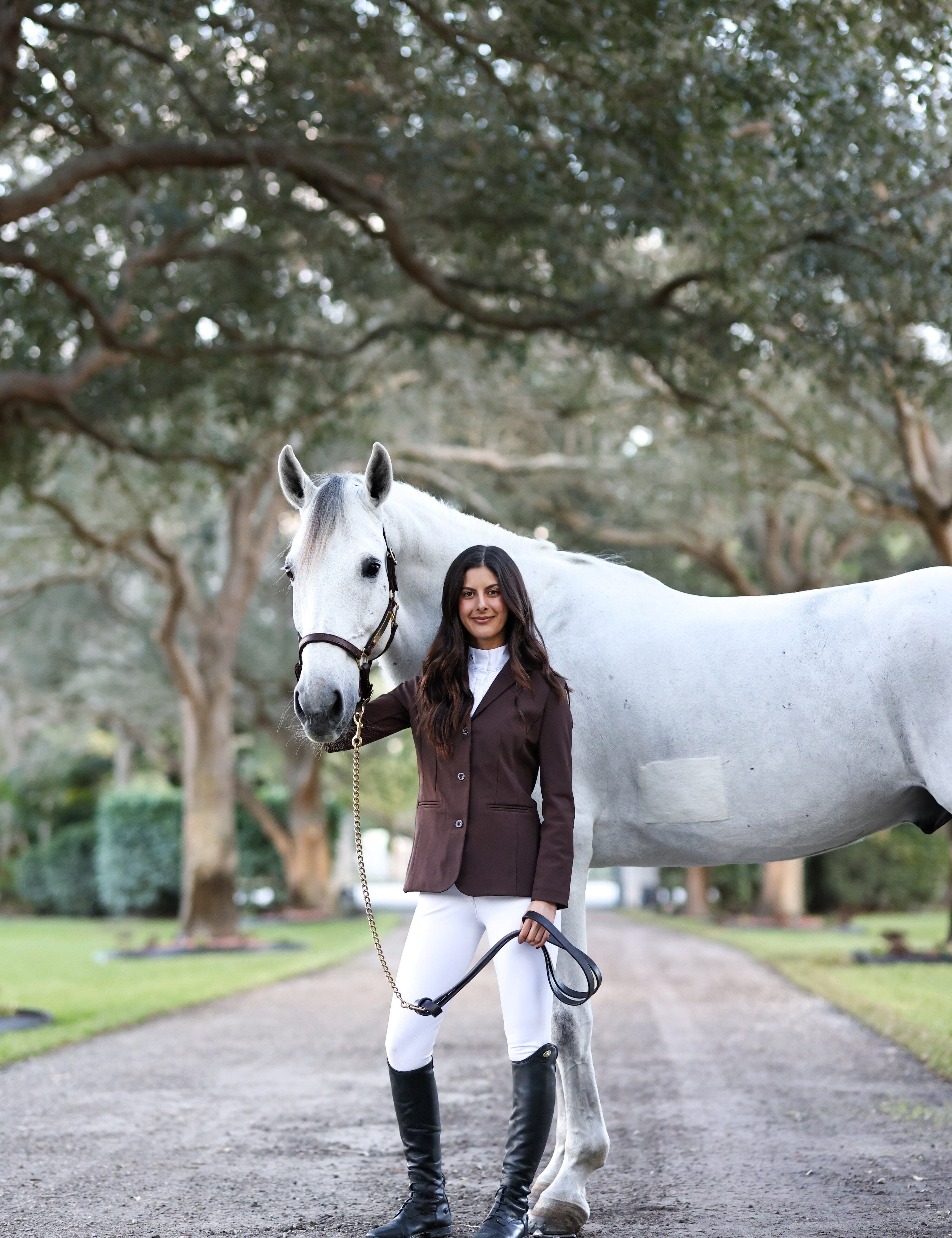 CRINIĒRE Alexandra Show Coat | Mocha - C R I N I Ē R E - Equiluxe Tack