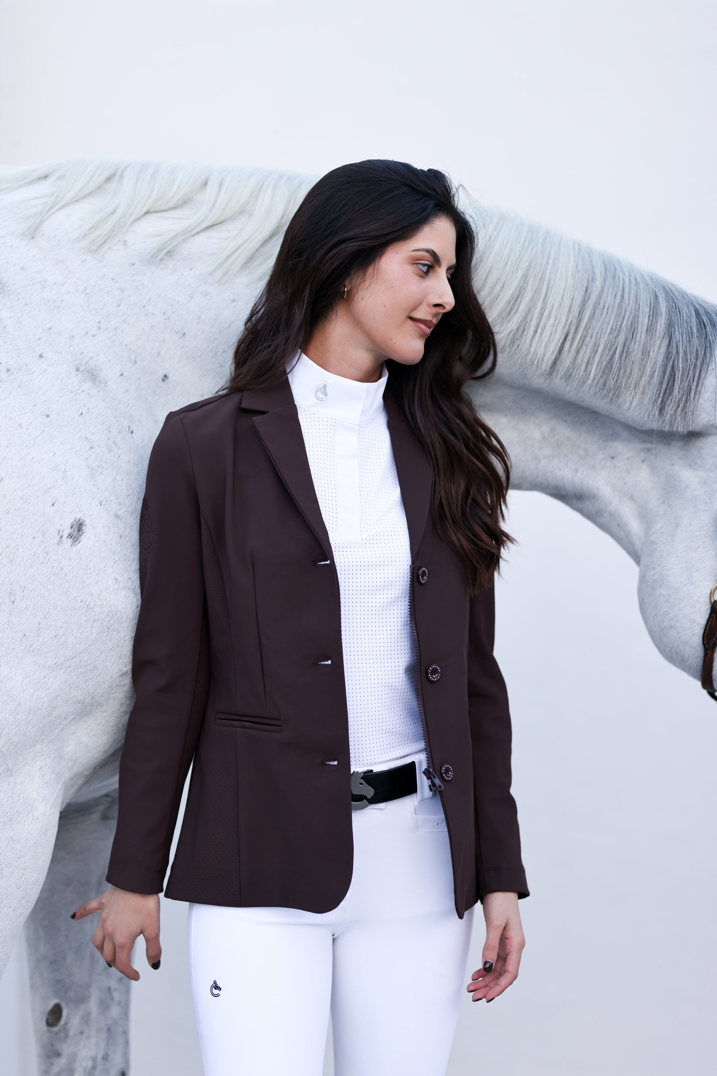 CRINIĒRE Alexandra Show Coat | Mocha - C R I N I Ē R E - Equiluxe Tack