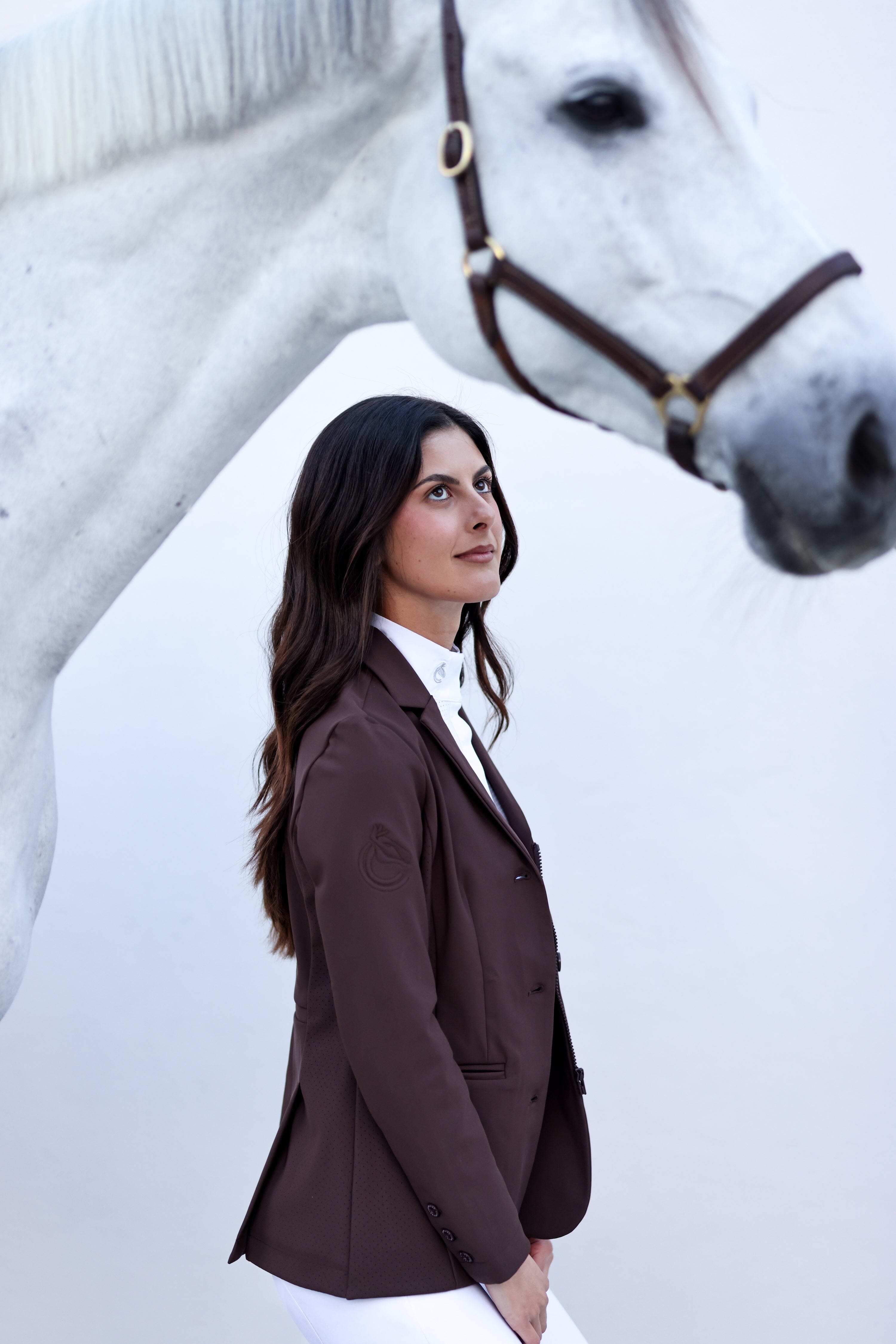 CRINIĒRE Alexandra Show Coat | Mocha - C R I N I Ē R E - Equiluxe Tack