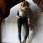 CRINIĒRE Alice Full Seat Lightweight Breeches | Black - C R I N I Ē R E - Equiluxe Tack