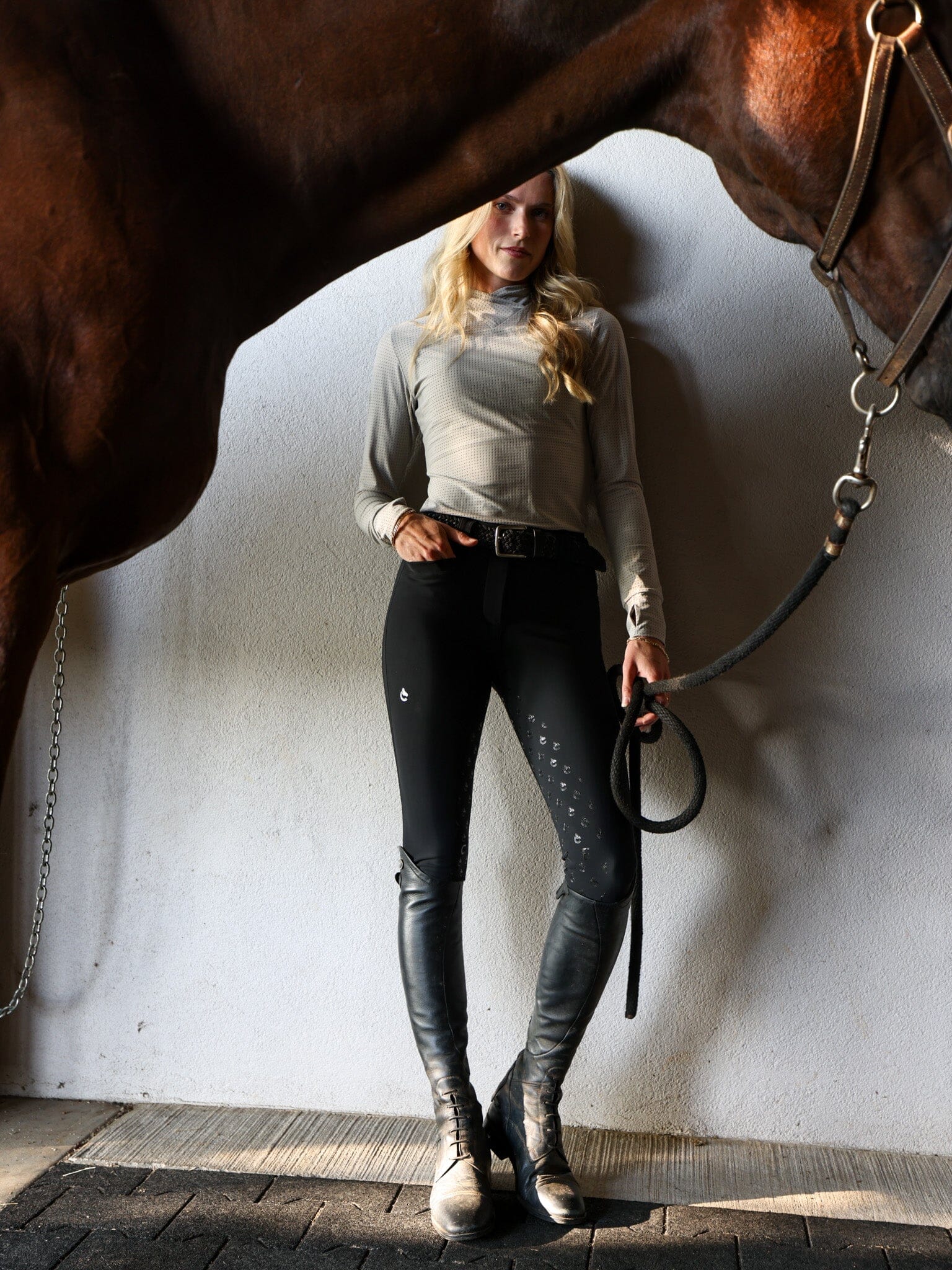 CRINIĒRE Alice Full Seat Lightweight Breeches | Black - C R I N I Ē R E - Equiluxe Tack