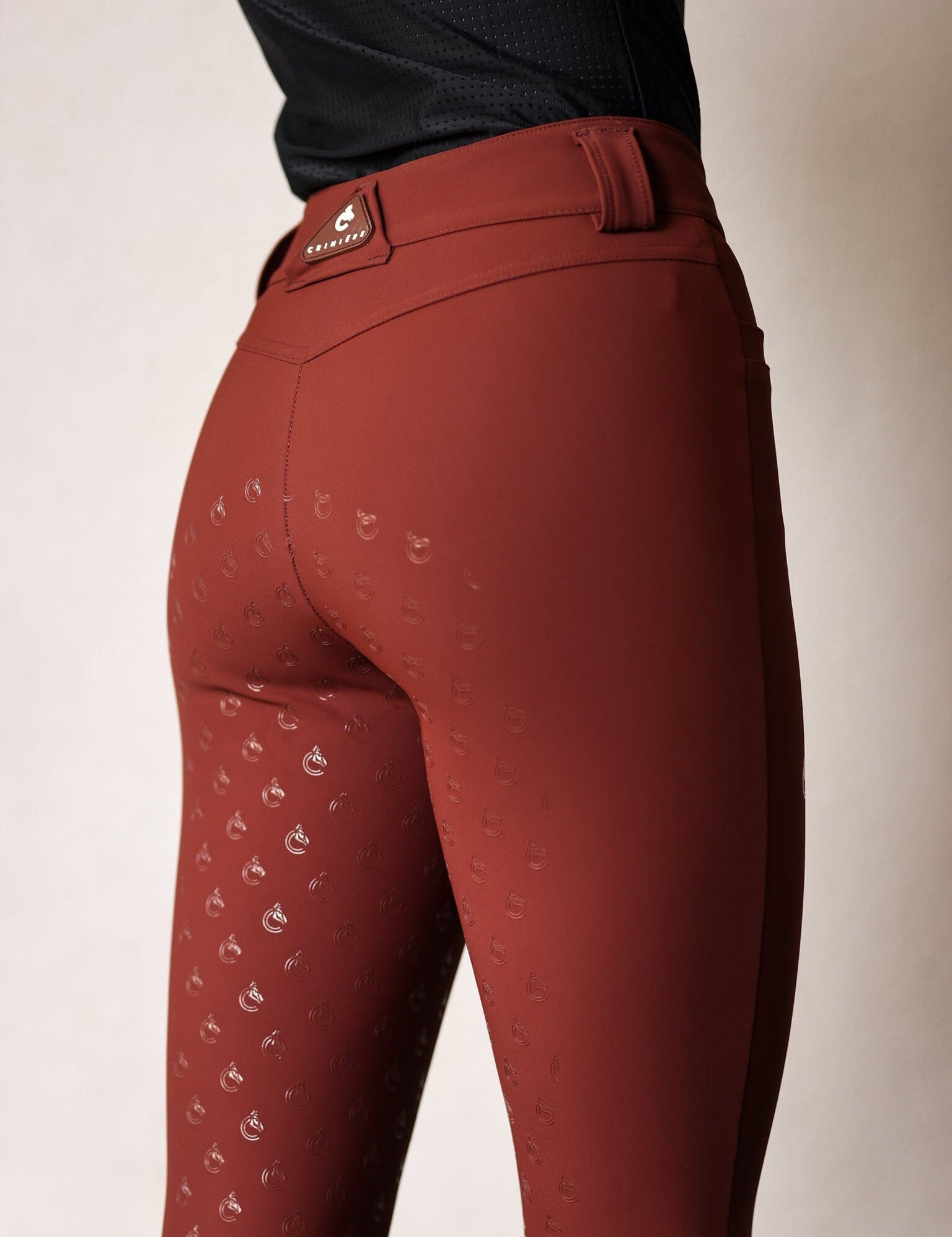 CRINIĒRE Alice Full Seat Lightweight Breeches | Burgundy - C R I N I Ē R E - Equiluxe Tack