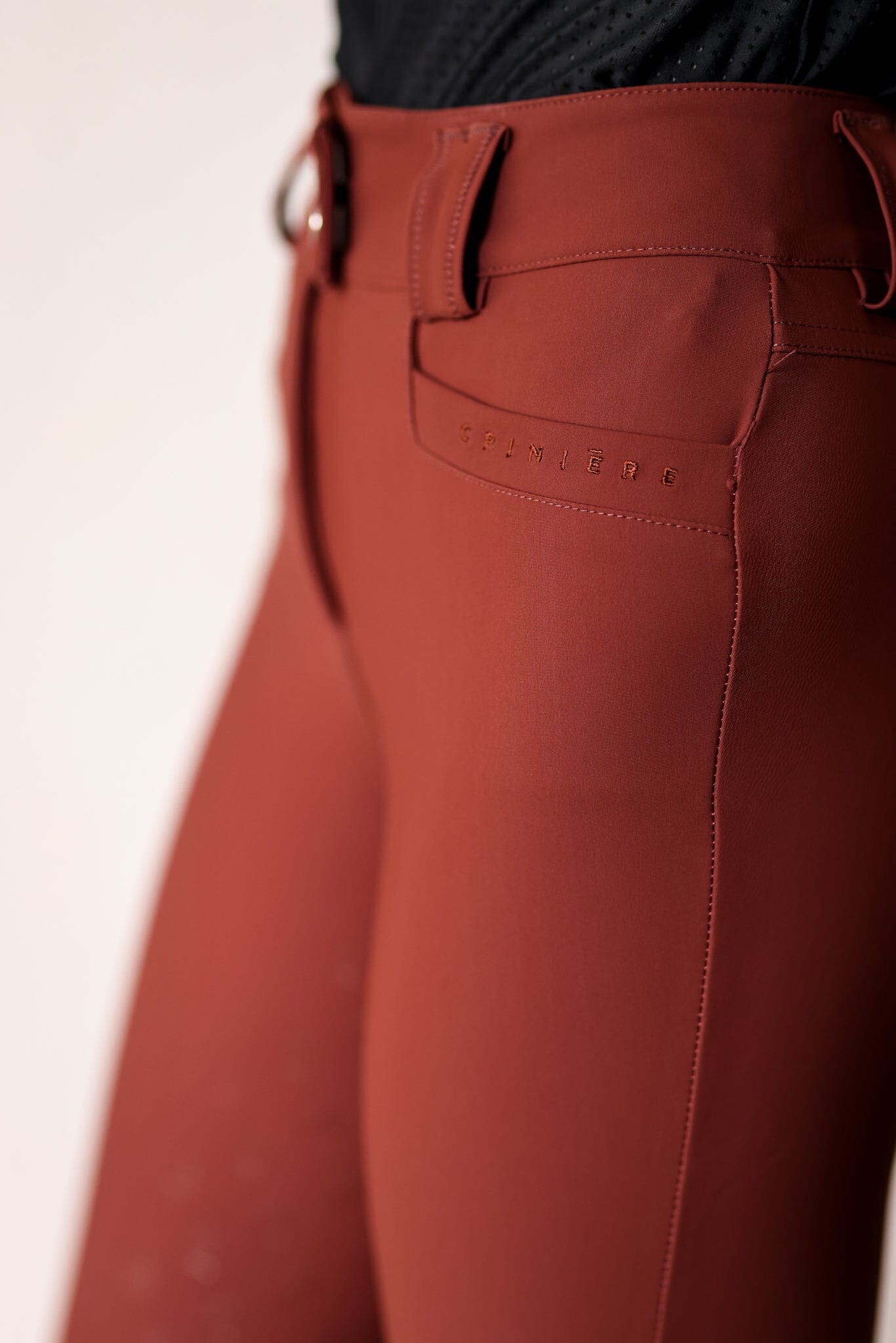 CRINIĒRE Alice Full Seat Lightweight Breeches | Burgundy - C R I N I Ē R E - Equiluxe Tack