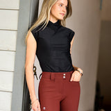 CRINIĒRE Alice Full Seat Lightweight Breeches | Burgundy - C R I N I Ē R E - Equiluxe Tack