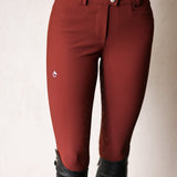 CRINIĒRE Alice Full Seat Lightweight Breeches | Burgundy - C R I N I Ē R E - Equiluxe Tack