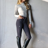 CRINIĒRE Alice Full Seat Lightweight Breeches | Graphite Gray - C R I N I Ē R E - Equiluxe Tack