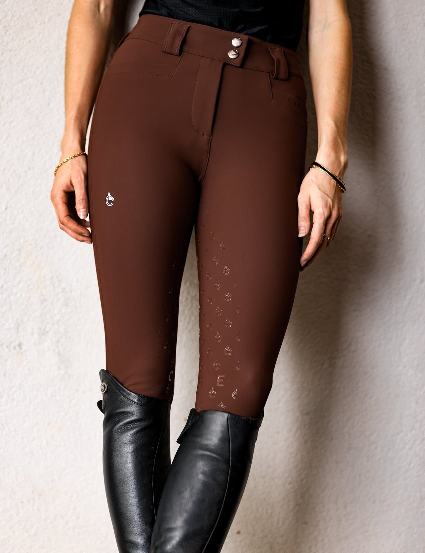 CRINIĒRE Alice Full Seat Lightweight Breeches | Mocha - C R I N I Ē R E - Equiluxe Tack