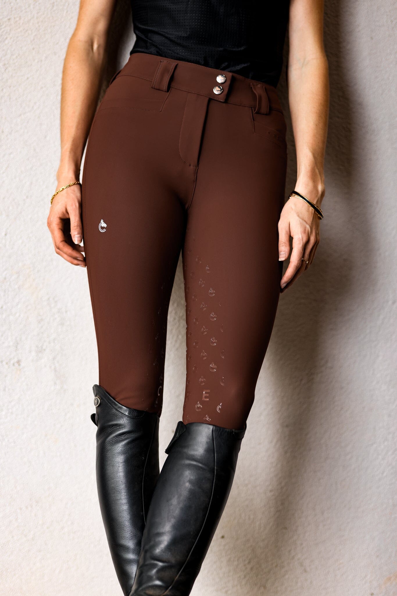 CRINIĒRE Alice Full Seat Lightweight Breeches | Mocha - C R I N I Ē R E - Equiluxe Tack