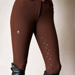CRINIĒRE Alice Full Seat Lightweight Breeches | Mocha - C R I N I Ē R E - Equiluxe Tack