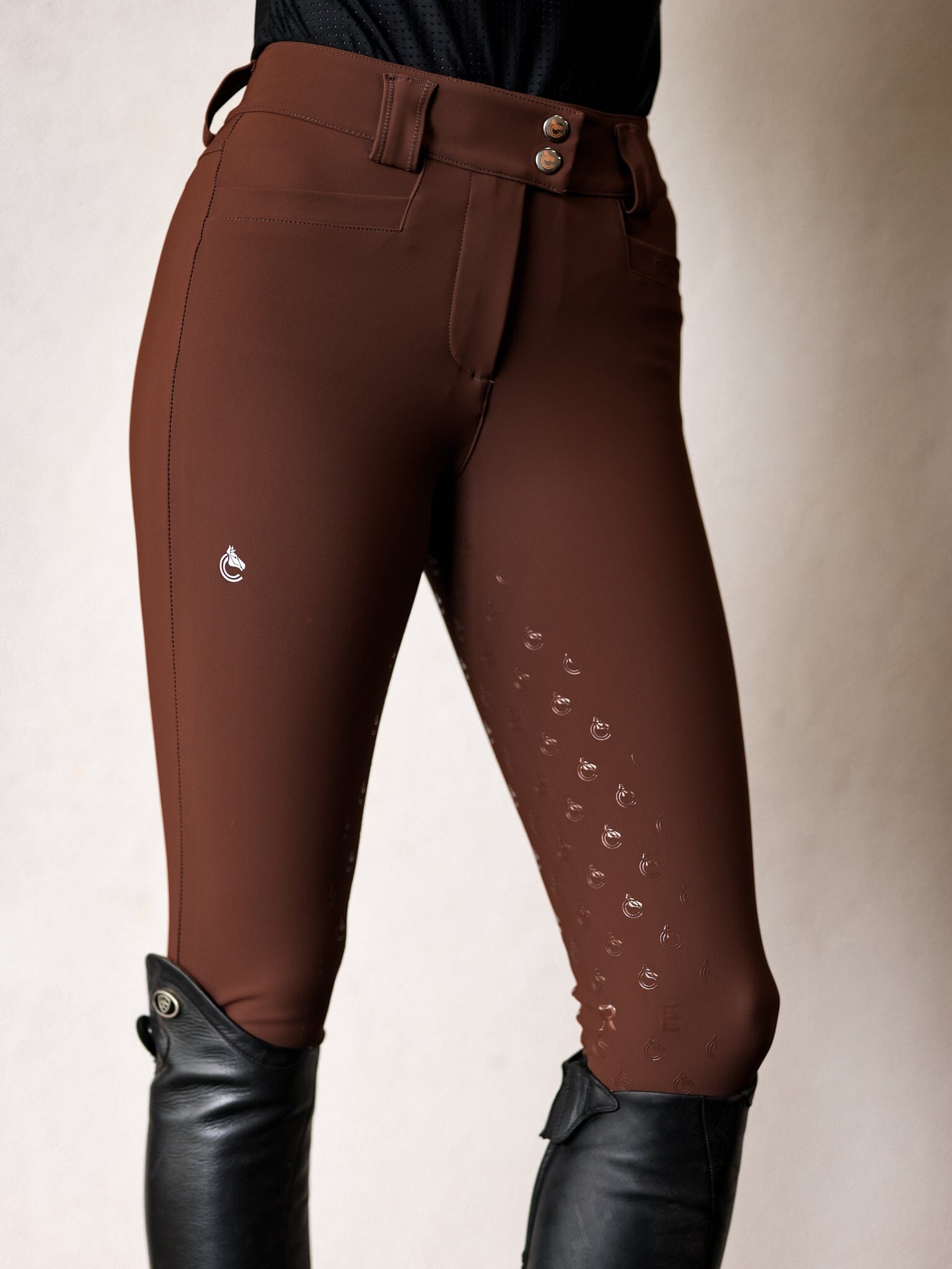 CRINIĒRE Alice Full Seat Lightweight Breeches | Mocha - C R I N I Ē R E - Equiluxe Tack