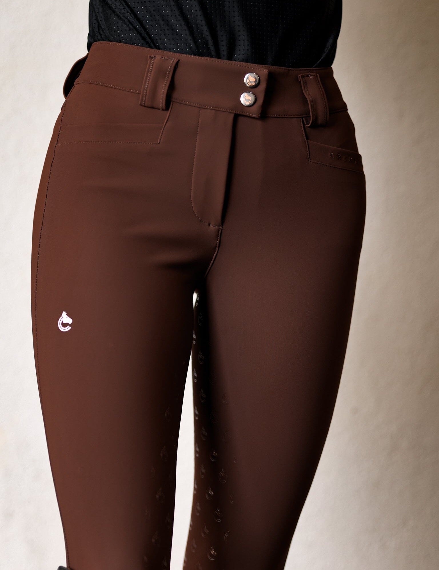 CRINIĒRE Alice Full Seat Lightweight Breeches | Mocha - C R I N I Ē R E - Equiluxe Tack