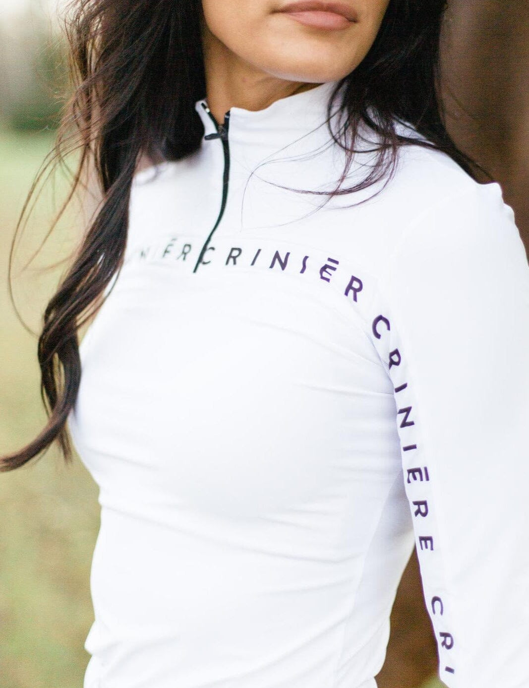 Crinière All White Estella Riding Shirt - CriniereLife - Equiluxe Tack