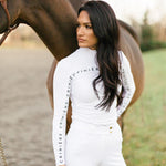 Crinière All White Estella Riding Shirt - CriniereLife - Equiluxe Tack