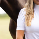 Crinière All White Mon Cheri SS Show Shirt - CriniereLife - Equiluxe Tack