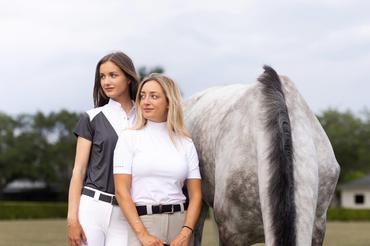 Crinière All White Mon Cheri SS Show Shirt - CriniereLife - Equiluxe Tack