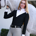 CRINIĒRE Amelie Show Shirt | Black - C R I N I Ē R E - Equiluxe Tack
