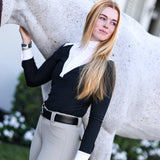 CRINIĒRE Amelie Show Shirt | Black - C R I N I Ē R E - Equiluxe Tack