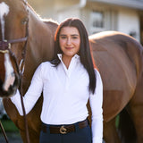 CRINIĒRE Amelie Show Shirt | White - C R I N I Ē R E - Equiluxe Tack