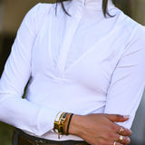 CRINIĒRE Amelie Show Shirt | White - C R I N I Ē R E - Equiluxe Tack