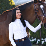 CRINIĒRE Amelie Show Shirt | White - C R I N I Ē R E - Equiluxe Tack