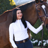 CRINIĒRE Amelie Show Shirt | White - C R I N I Ē R E - Equiluxe Tack
