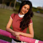 CRINIĒRE Bella Short Sleeve Show Shirt | Cherry Blossom - C R I N I Ē R E - Equiluxe Tack