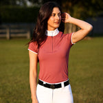 CRINIĒRE Bella Short Sleeve Show Shirt | Cherry Blossom - C R I N I Ē R E - Equiluxe Tack