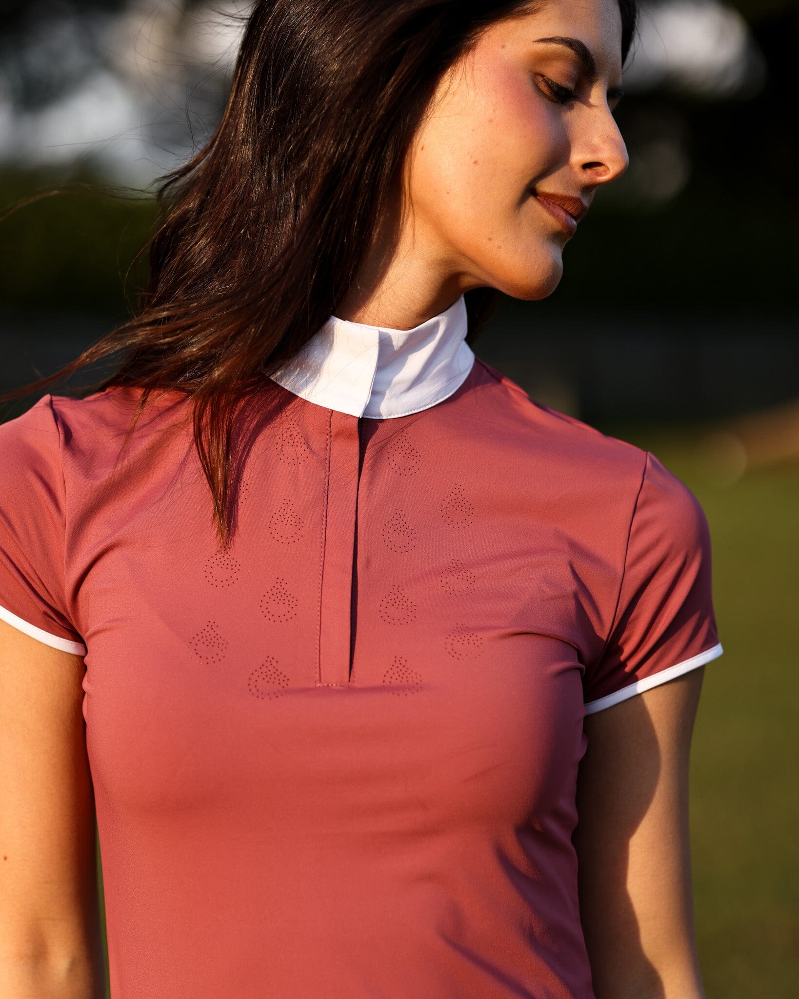 CRINIĒRE Bella Short Sleeve Show Shirt | Cherry Blossom - C R I N I Ē R E - Equiluxe Tack