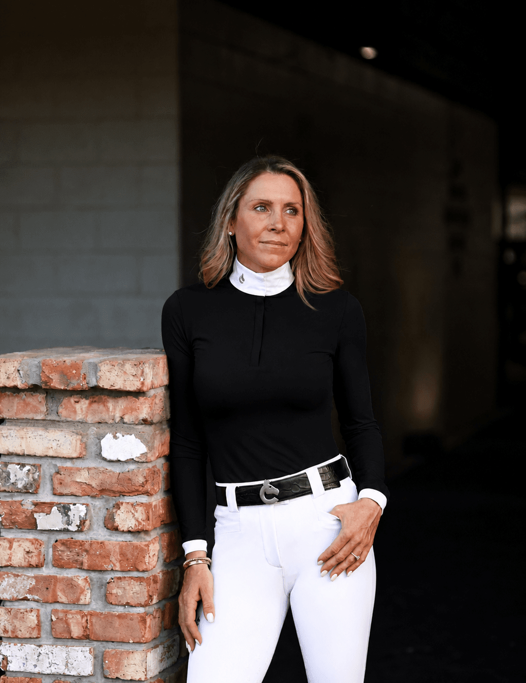 CRINIERE Bella Show Shirt | Black - CriniereLife - Equiluxe Tack