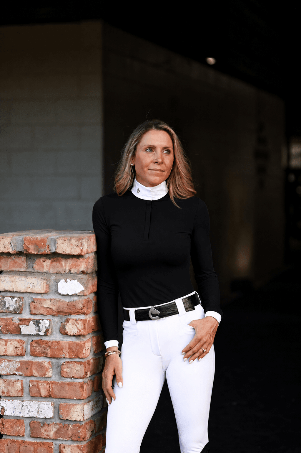 CRINIERE Bella Show Shirt | Black - CriniereLife - Equiluxe Tack
