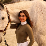 CRINIĒRE Bella Show Shirt | Forest Green - C R I N I Ē R E - Equiluxe Tack