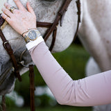 CRINIĒRE Bella Show Shirt | Mauve - C R I N I Ē R E - Equiluxe Tack