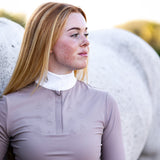 CRINIĒRE Bella Show Shirt | Mauve - C R I N I Ē R E - Equiluxe Tack