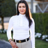 CRINIĒRE Bella Show Shirt | White - C R I N I Ē R E - Equiluxe Tack