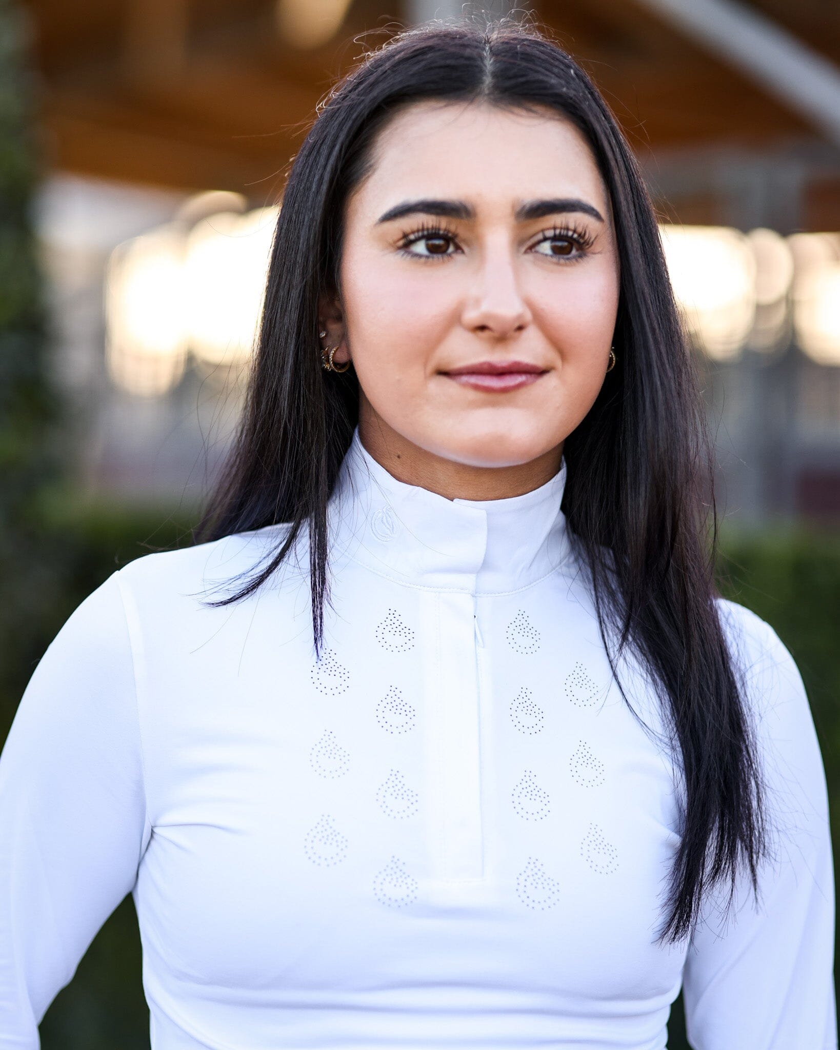 CRINIĒRE Bella Show Shirt | White - C R I N I Ē R E - Equiluxe Tack