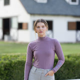 CRINIĒRE Bianca Shirt | Plum - C R I N I Ē R E - Equiluxe Tack