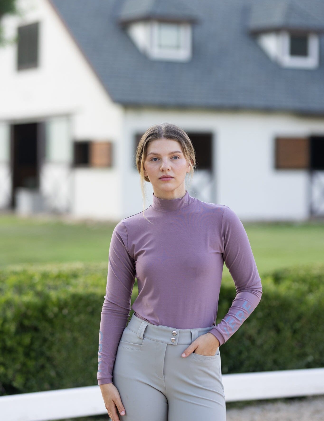 CRINIĒRE Bianca Shirt | Plum - C R I N I Ē R E - Equiluxe Tack