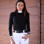 CRINIĒRE Bianca Show Shirt | Black & White - C R I N I Ē R E - Equiluxe Tack