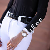 CRINIĒRE Bianca Show Shirt | Black & White - C R I N I Ē R E - Equiluxe Tack