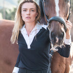 Criniere Black & White Amelie Show Shirt - CriniereLife - Equiluxe Tack