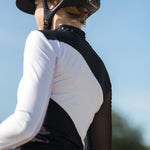 Crinière Black & White Sophie Riding Shirt - CriniereLife - Equiluxe Tack