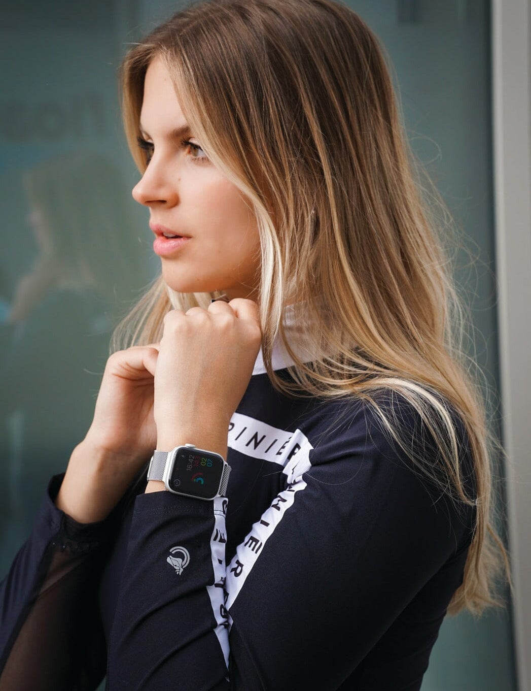 Crinière Black & Whtie Estella Riding Shirt - CriniereLife - Equiluxe Tack