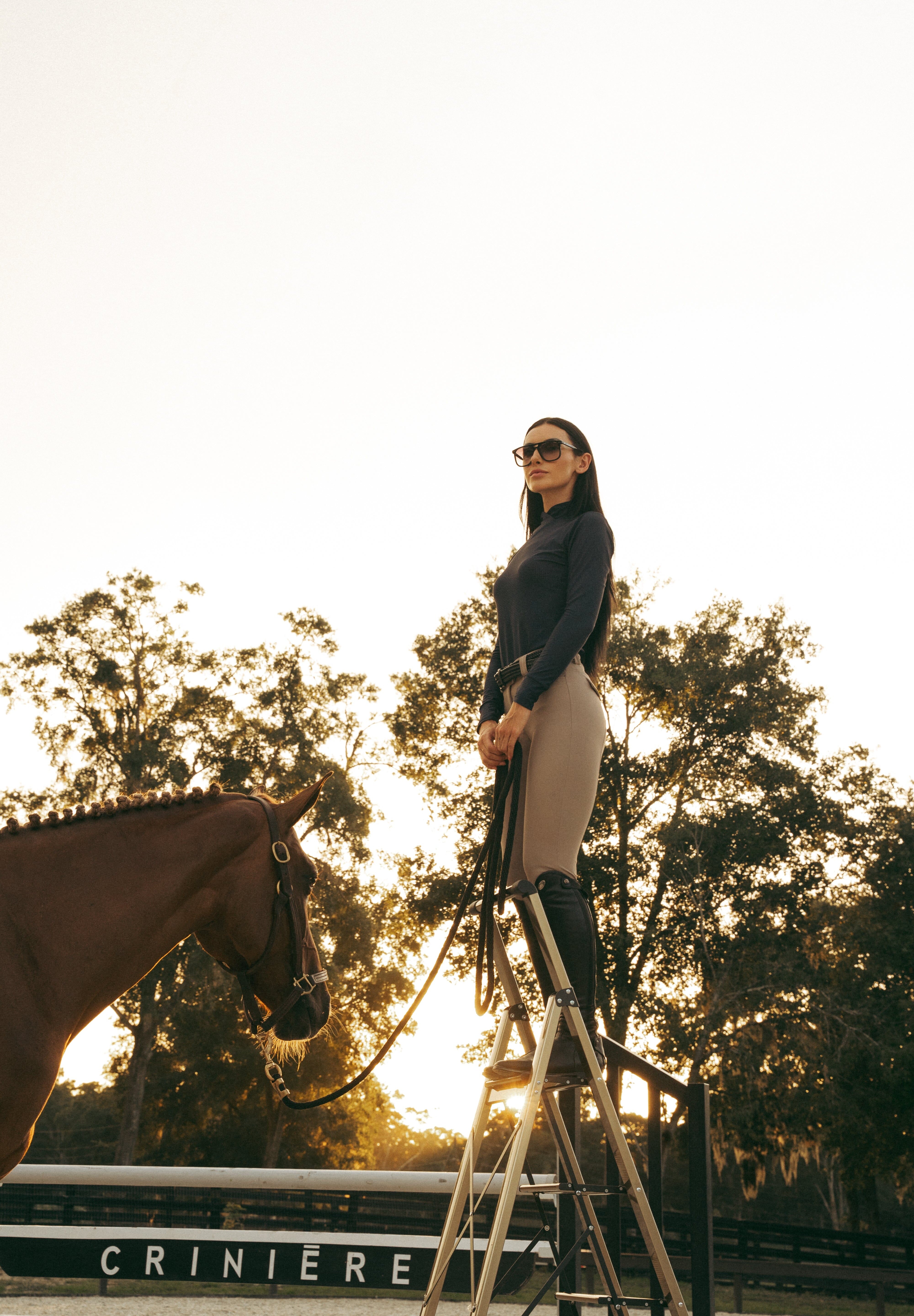 CRINIĒRE Brianne Lightweight Breeches | Taupe - C R I N I Ē R E - Equiluxe Tack