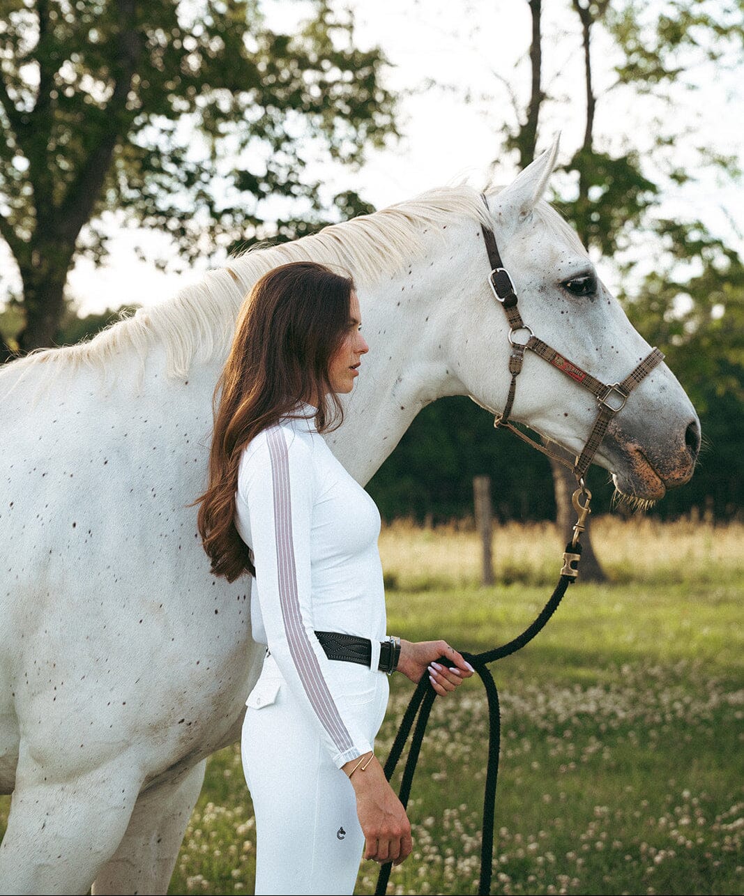 CRINIERE Camille Show Shirt | White - CriniereLife - Equiluxe Tack