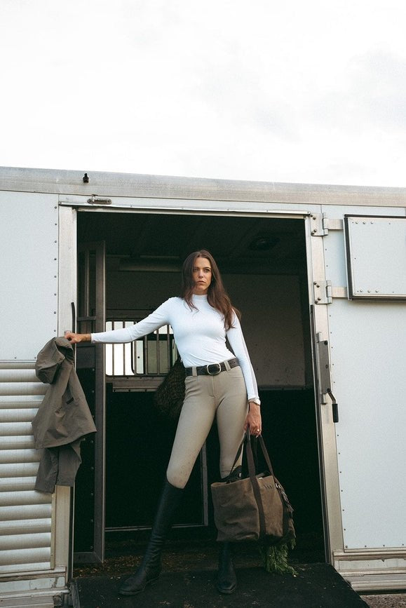 CRINIERE Chloe Lightweight Breeches | Beige - Equiluxe Tack