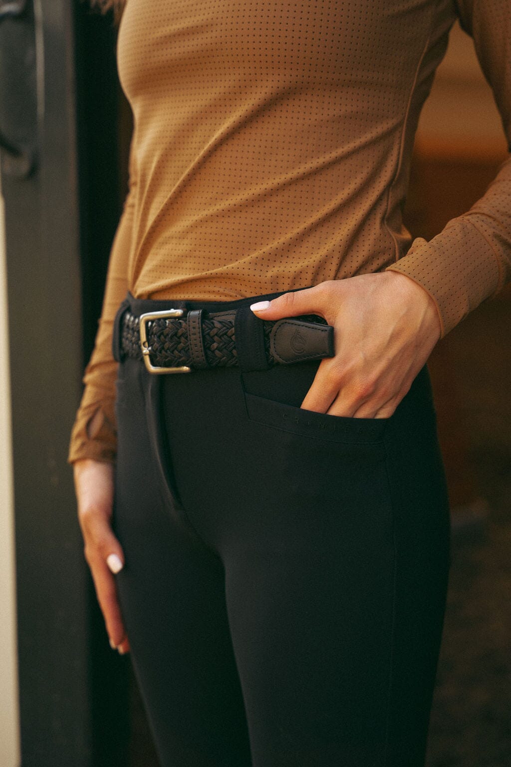 CRINIĒRE Chloe Lightweight Breeches | Black - C R I N I Ē R E - Equiluxe Tack