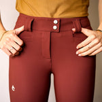CRINIĒRE Chloe Lightweight Breeches | Burgundy - C R I N I Ē R E - Equiluxe Tack