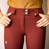 CRINIĒRE Chloe Lightweight Breeches | Burgundy - C R I N I Ē R E - Equiluxe Tack